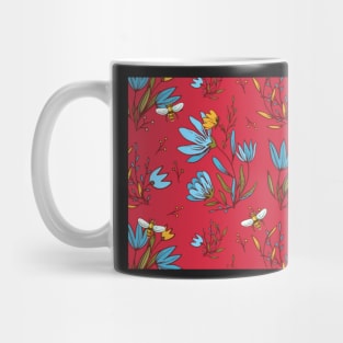 Summer Nights Bees and Blooms Mug